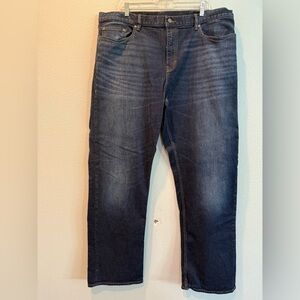 Banana Republic Men's Straight Jeans in Dark Blue
